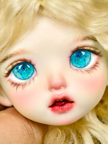 ドール用アイ 石膏アイ ブルー 12色あり 12mm/14mm/16mm/18mm BJD 【小宝石渐变】