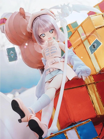 ドール用服 衣装セット パーカー ピンク MSD/MDD/kumakoサイズ人形用 球体関節人形 BJDDOLL