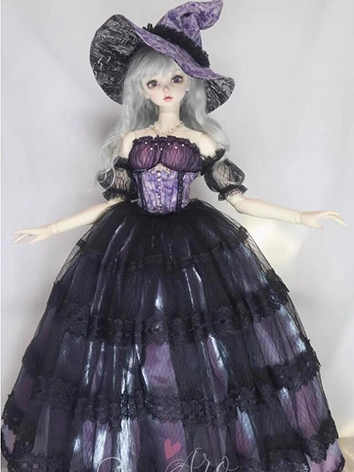 ドール用ドレス 男の子用/女の子用 パープル/ピンク SD/MSD/YOSDサイズ人形用