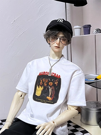 ドール用服 Ｔシャツ マッスルMSD/MSD/70cm/75cmサイズ人形用 ホワイト/ブラック/グレー/ブルー/ブラウン 球体関節人形 BJDDOLL