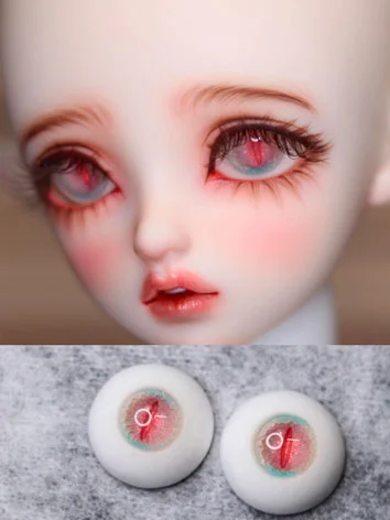 ドール用アイ 石膏アイ ピンク 12mm/14mm/16mm/18mm BJD 【A19】