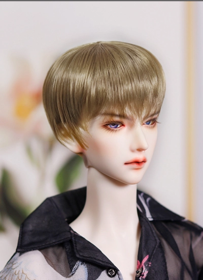 ドール用ウィッグ ショート ゴールド SD/小顔SD/MSD/YOSDサイズ人形用 BJD
