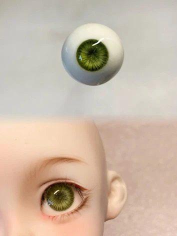 ドール用アイ 石膏*樹脂アイ グリーン 10mm/12mm/14mm/16mm/18mmサイズ BJD