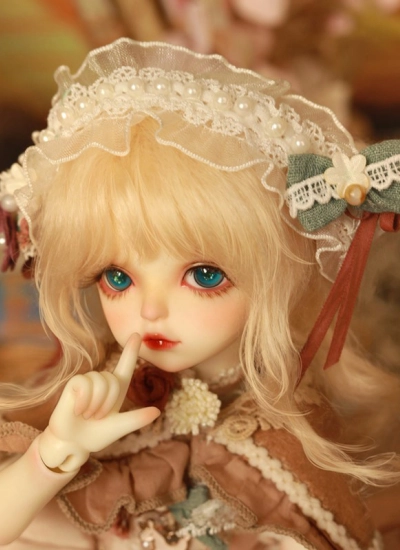 ドール用ウィッグ Violet 用 頭囲16.5cm ゴールド YOSDサイズ人形用