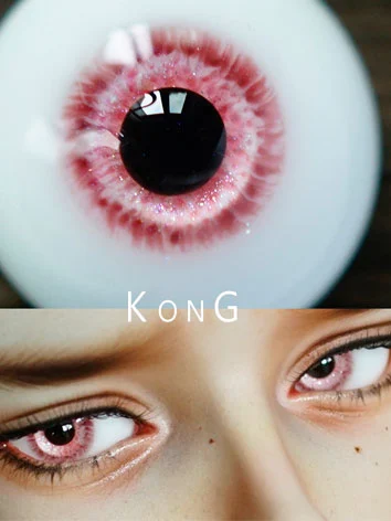 即納　ドール用アイ 石膏アイ ピンク 12mm/14mm/16mm/18mmサイズ BJD