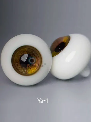 ドール用グラスアイ イェロー ブルー パープル グリーン 8mm/10mm/12mm/14mm/16mm/18mm/20mm/22mm/24mm/26mm YAシリーズ BJD