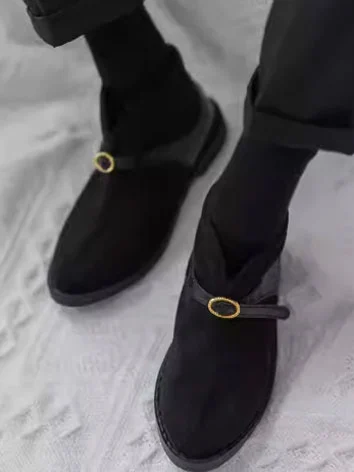 ドール用お靴 ブラック  75cm/70cm/SDサイズ人形用 球体関節人形 BJD