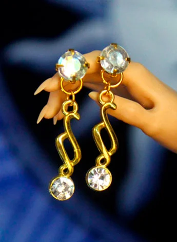 ドール用耳飾り アクセサリー 貼り付ける様式 MSD/SDサイズ人形通用 BJD DOLL