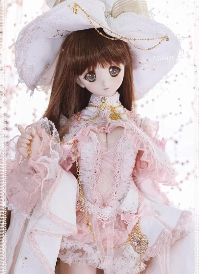 ドール用服 洋服 星の魔使 SD/DDサイズ用 ピンク 女の子用 BJD
