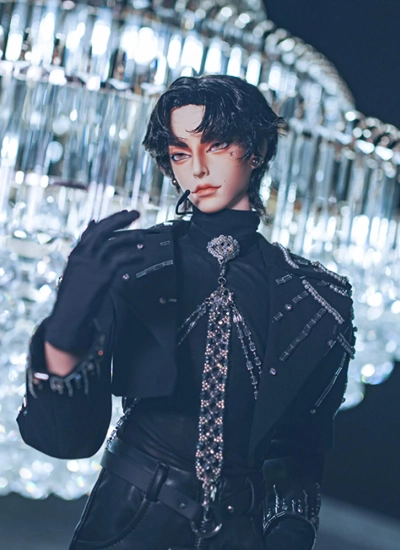 ドール用服 ブラック 男の子用 NIGHT VIEW POPO68/LS73/ID75/5thサイズあり 球体関節人形 BJD