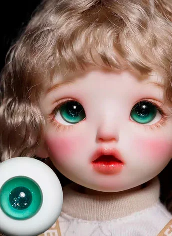 ドール用アイ グラスアイ グリーン 12mm/14mm/16mmサイズ BJD G88
