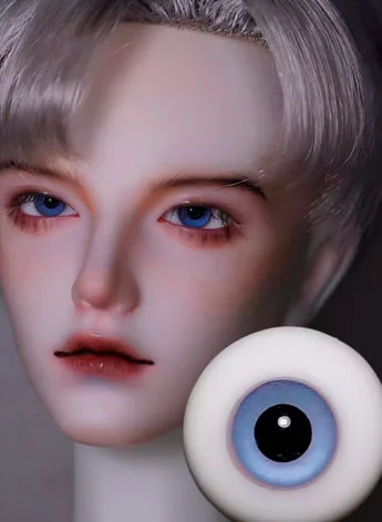 ドール用アイ グラスアイ ブルー 12mm/14mm/16mmサイズ BJD G85