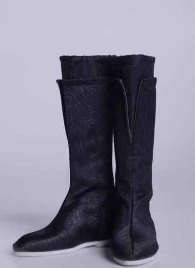 ドール用お靴 二十八星宿 娄金犬 LH73SH-0006 ブラック 時代 球体関節人形