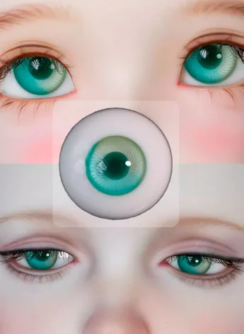 ドール用グラスアイ ブルー 14mmサイズ 球体関節人形 NDG10