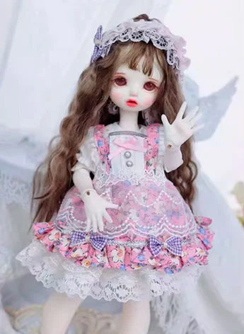 ドール用服 メイド服 ピンク 女の子用 YOSD/MSD/SD/Blythe人形用サイズ人形用 BJD