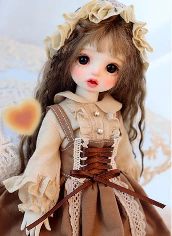 ドール用服 メイド服 ブラウン 女の子用 YOSD/MSD/Blythe人形用サイズ人形用 BJD