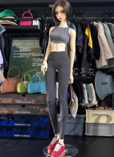 ドール用ズボン ヨガパンツ タイツ グリーン/ブラウン/グレー/ホワイト 女の子用 SD/SD16/MSDサイズ 球体関節人形 BJD