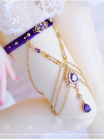 ドール用アクセサリー レッグチェーン SD/70cmサイズ人形通用 X446【鴆書】球体関節人形用 BJD