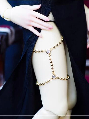 ドール用チェーン レッグチェーン SD/70cmサイズ人形用 X437 【浮光】 球体関節人形用 BJD