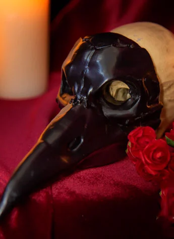 ドール用マスク ブラック ホワイト 半透明 撮影道具 MSD/SDサイズ人形用 BJD