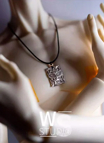 ドール用ネックレス  シルバー　銀 撮影道具 MSD/SDサイズ人形用 BJD