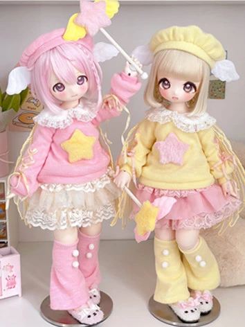 BJDドール用 洋服セット 【百変少女】 女の子用 MSD/SDサイズ人形用