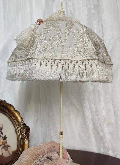 ドール用傘 長い柄 ベージュ SD/MSDサイズ人形用 撮影道具