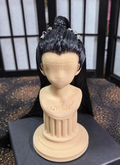 ドール用 MSDサイズ人形用 古代風スタイルウィッグ ブラック BJD 20240519SF05