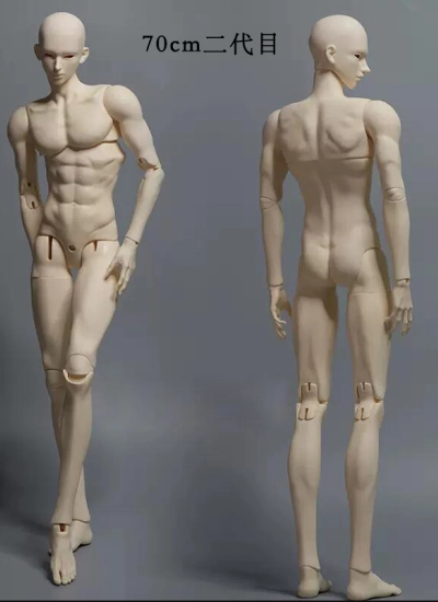 ドール用ボディ 70cm二代目 男の子 球体関節人形 BJD