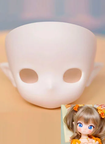 ドール用ヘッド【EGG-04】ヘッド 頭周り23cm 球体関節人形用 BJD