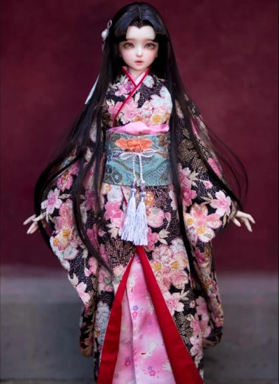 ドール用服 着物 SDサイズ人形用 女の子用 球体関節人形用 BJDDOLL
