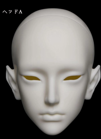 ドール用ヘッド 巴陵君 Balint 75cm級ボディ用 球体関節人形 BJD DOLL