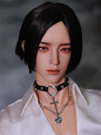 BJDドール用 ウィッグ ブラック グレー ゴールド レッド 柔らかい糸 SD/小顔SDサイズ用