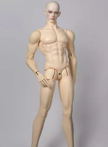 即納 ドール用ボディ ノーマルピンク肌 75cm 妈咪体 2.0版 首周り13cm 男の子 球体関節人形 BJD DOLL