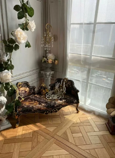 ドール用木製地板 ライトブラウン/ダークブラウン 撮影道具 インテリア 球体関節人形用