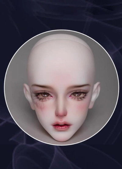 ドール用ヘッド 白月燭 70cm級ボディ用 球体関節人形 BJD DOLL 