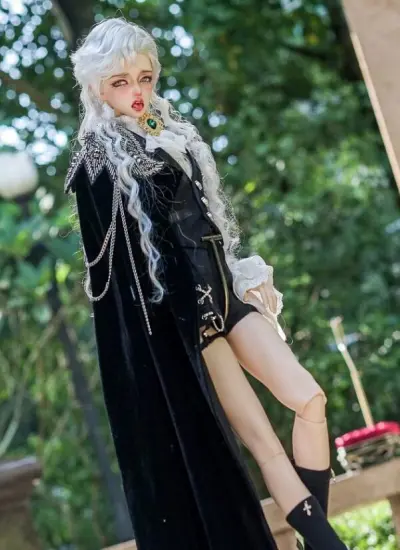 ドール用衣装セット【夜鶯】ブラック SD16/SD男の子/SD女の子サイズ用 球体関節人形 BJDDOLL