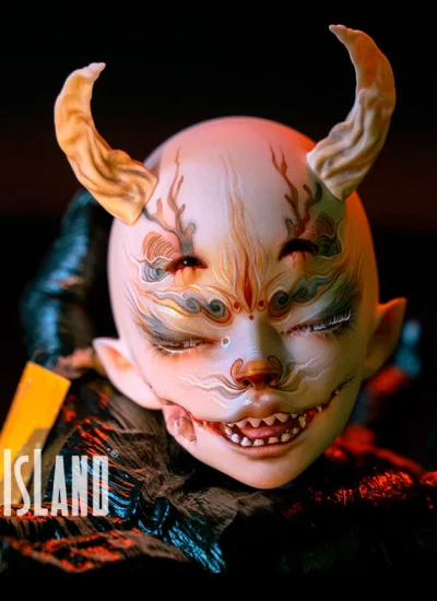 ドール用ヘッド 金の島-幽（yōu）ヘッド MSDサイズ 球体関節人形 BJD用