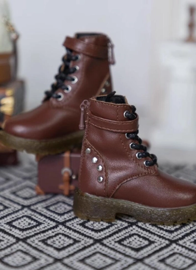 ドール用お靴 マーティンブーツ ブラウン ブラック 70+/70/SD/MSDサイズ人形用　BJD DOLL