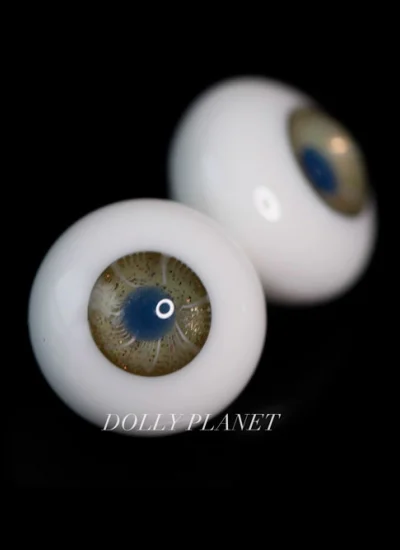 ドール用グラスアイ グリーン+ブルー 14mm/16mm/18mmサイズ 球体関節人形 DG-67