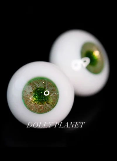 ドール用グラスアイ グリーン 14mm/16mm/18mmサイズ 球体関節人形 DG-70