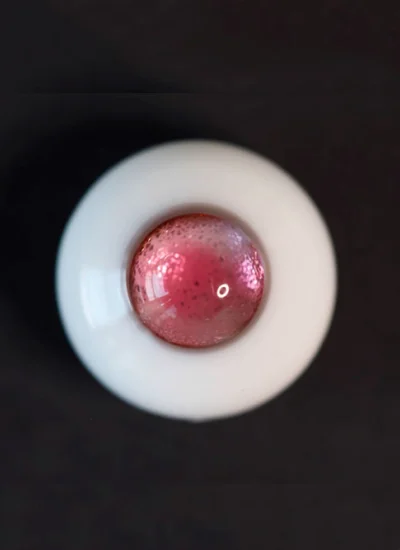 ドール用グラスアイ ピンク 14mmサイズ 球体関節人形 H-55