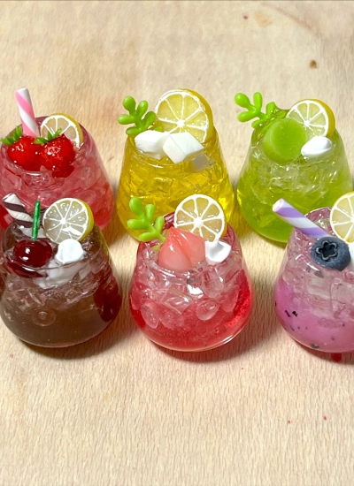 ドール用食玩 撮影用品 道具 ケーキぷちサンプル アクセサリー ジュース フリーサイズ 球体関節人形用 BJDDOLL