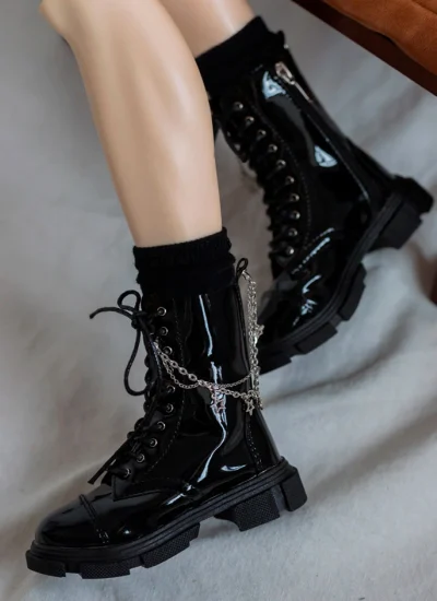 ドール用お靴 ブーツ ブラック ブラウン 75cmサイズ 球体関節人形 BJD用