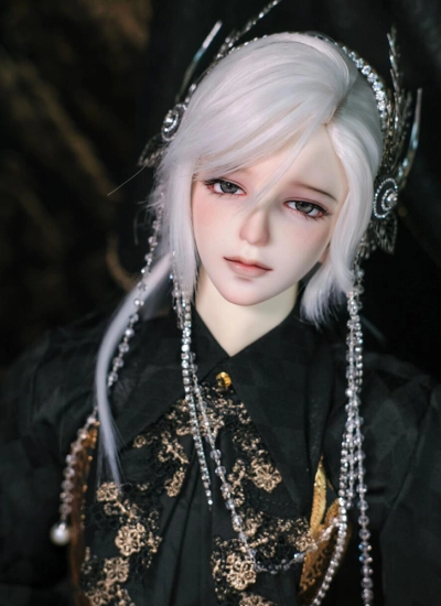 共同購入募集 ドール用ヘッド Ares 頭囲22cm 首回り13cm mia白 75cm級ボディ用 球体関節人形 BJDDOLL