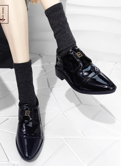 ドール用お靴 ブラック ホワイト 男の子用 ID75サイズ人形用 BJDDOLL