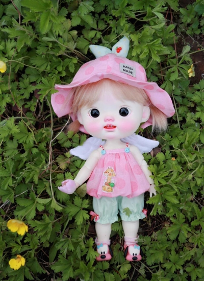 ドール用服 衣装セット 25cmドール用 ピンク 球体関節人形 BJDDOLL