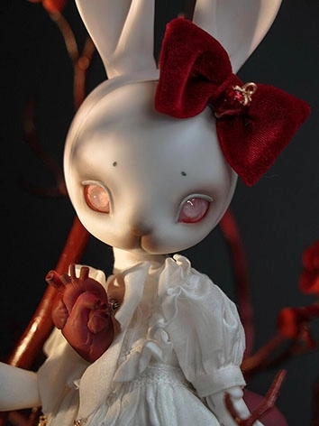 期間限定再販売 ドール本体 隠面兔·白月(White Rabbit) 35cm 墙白肌（Wall White） 球体関節人形