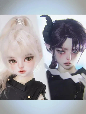 BJDドール本体 Ellis&M.leon（ヘッド二つ＋ボディ）46.5cm/48.2cm 球体関節人形 【WonderlandDoll】