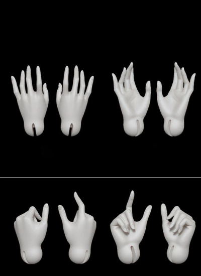 ドール用ハンドパーツ MSDサイズ 女の子用 月影体用ハンドパーツ ハイヒール バレエフット レッグパーツ 球体関節人形用 BJDDOLL